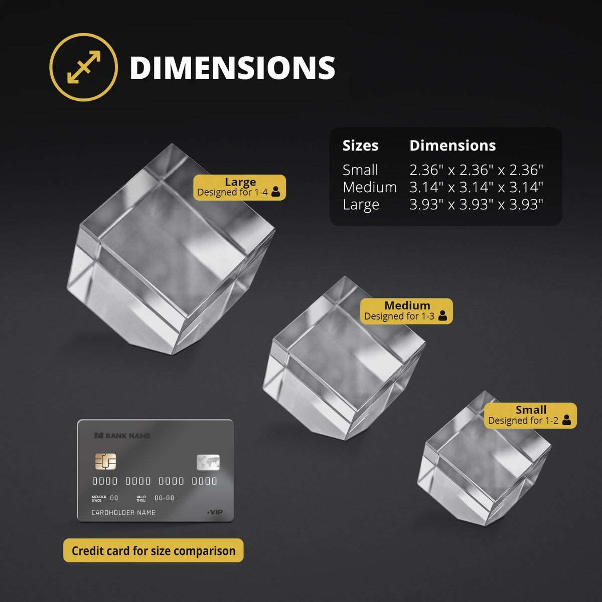 3D Crystal Engraving - Diamond