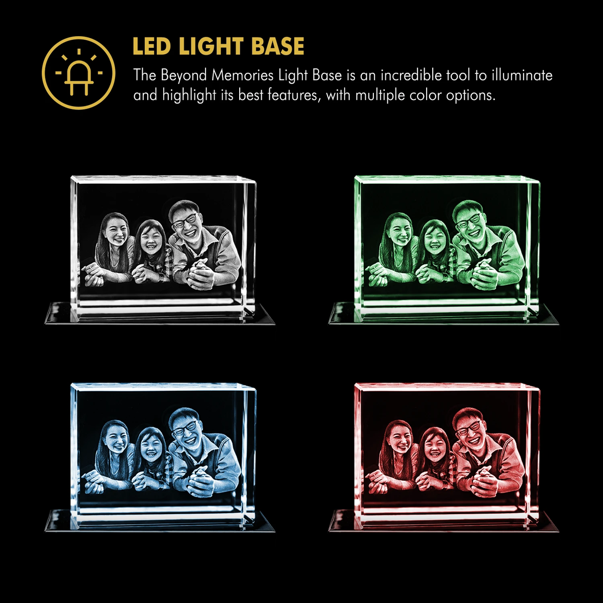 Beyond Memories - LED Light Base Multicolor Options